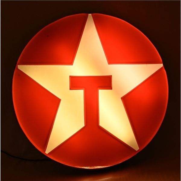 Texaco Lighted Station Sign