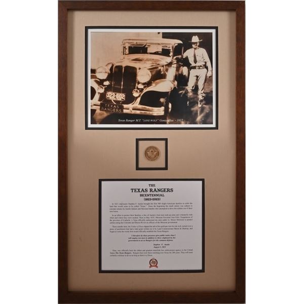 Lone Wolf Gonzaullas Texas Ranger Bicentennial