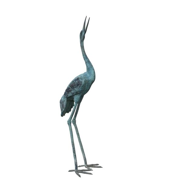 Large Whooping Crane Garden Statue 9ft