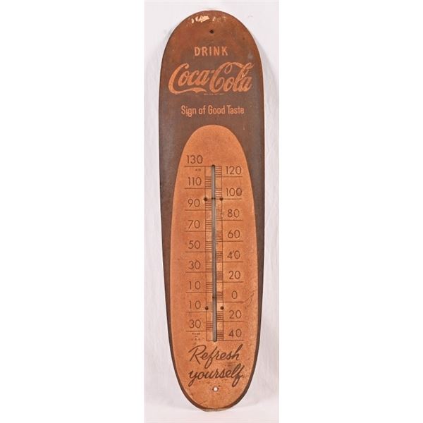 Coca-Cola Tin Thermometer