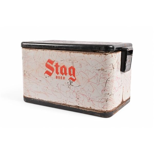 1954 Stag Beer Aluminum Ice Chest