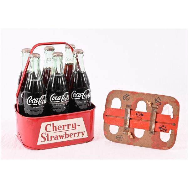 Orange Crush and Cherry Strawberry Soda Carriers