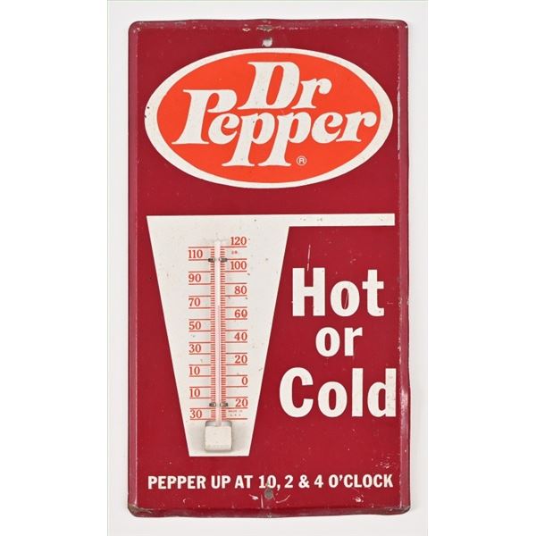 Dr. Pepper Tin Thermometer