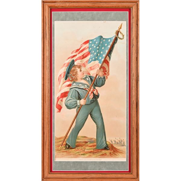 1897 "Our Country's Standard" Framed Litho