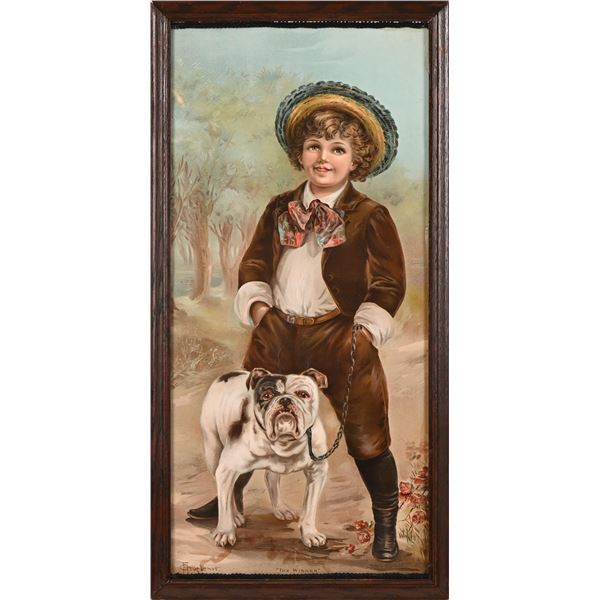 "The Winner" Arbuckles Coffee Advertising Sign