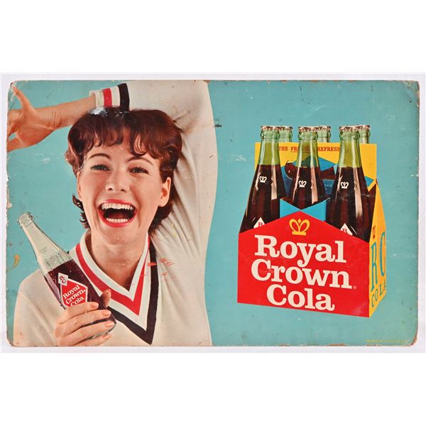 Royal Crown Cola Advertising Cardboard Sign