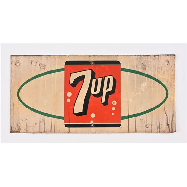 7 Up Tin Advertising Sign