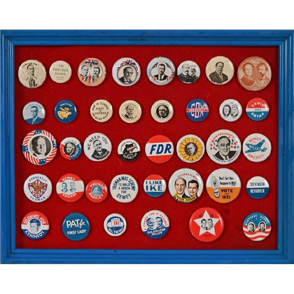 Vintage U.S. Presidential Campaign Buttons