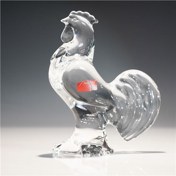 Baccarat Crystal Chinese Zodiac Animal Figurine, Rooster