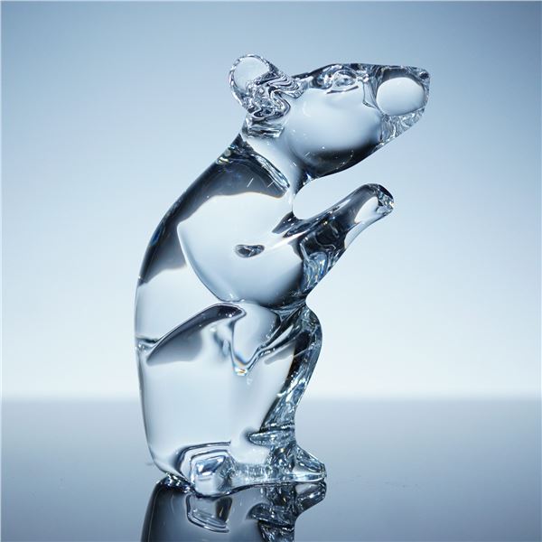 Baccarat Crystal Zodiac Rat Figurine