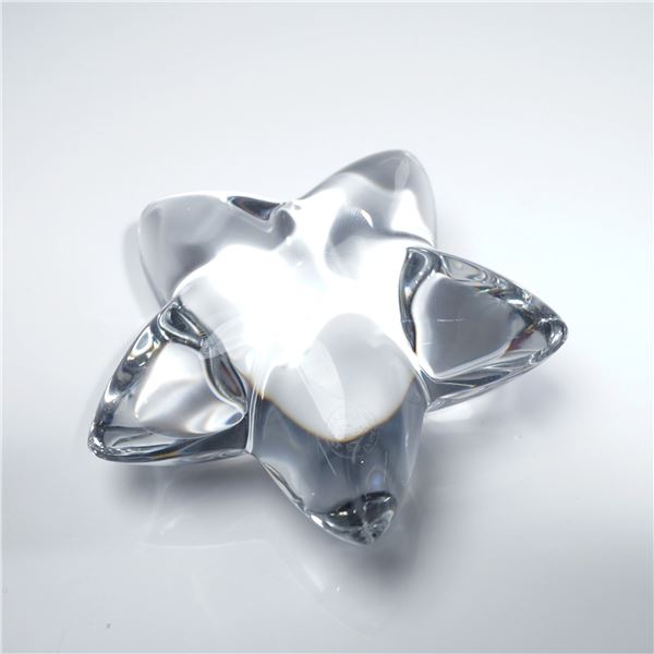 Baccarat Crystal Star Paperweight