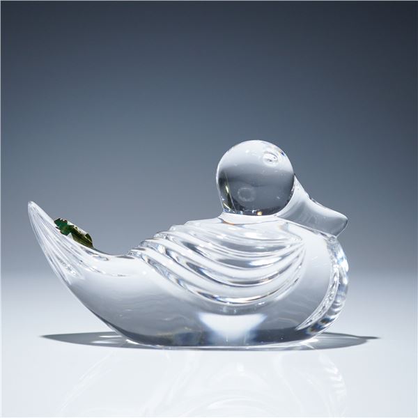 Waterford Crystal Paperweight, Duck