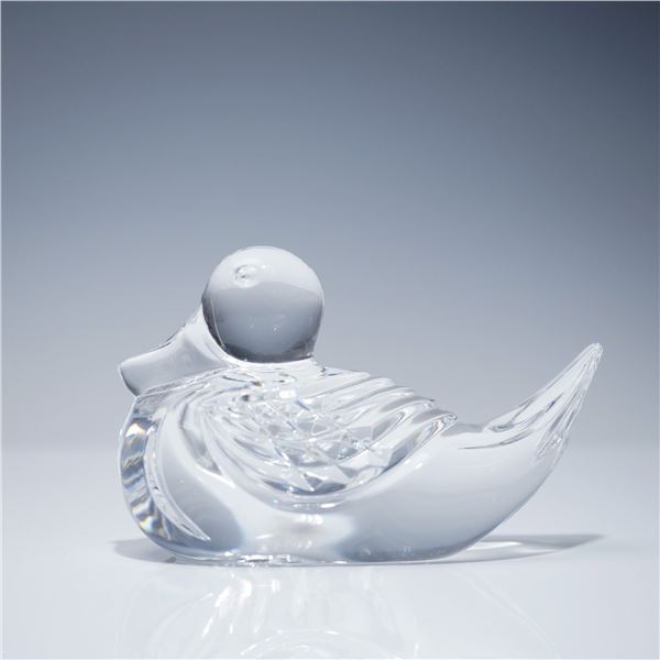 Waterford Crystal Paperweight, Duck