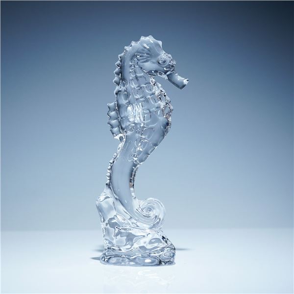 Waterford Crystal Paperweight, Seahorse