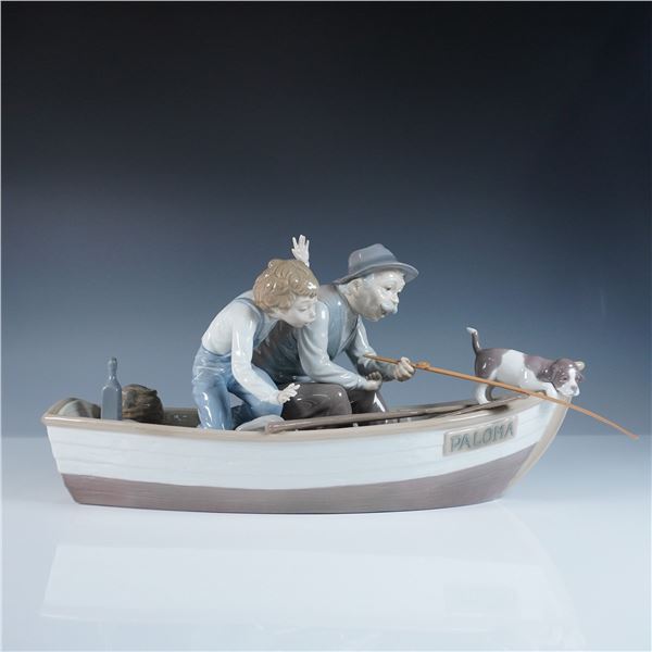 Lladro Figurine, Fishing with Gramps 1005215