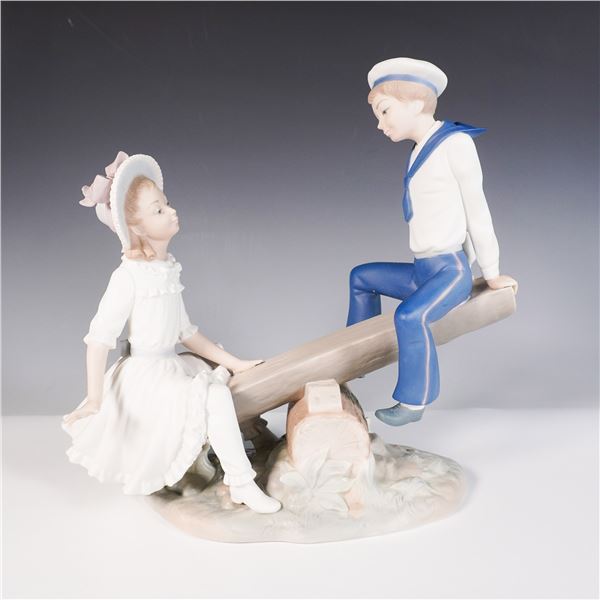 Lladro Porcelain Figurine, See-Saw 1011255