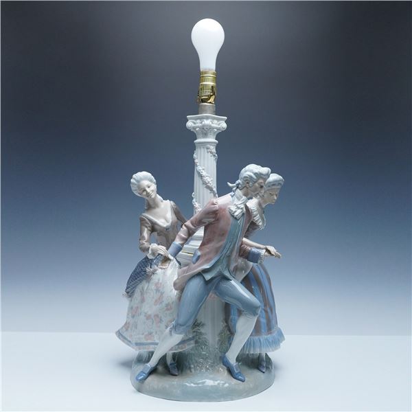 Rare Lladro La Tarantela Figural Lamp 01001124