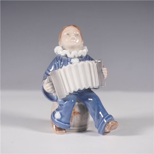 Royal Copenhagen Porcelain Figurine, Boy with Accordion