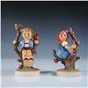 Image 1 : 2pc Goebel Hummel Figurines – Apple Tree Boy & Apple Tree Girl