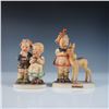 Image 1 : 2pc Goebel Hummel Figurines, Girl with Deer and We Congratulate