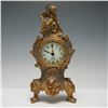 Image 1 : Antique Jennings Brothers USA Gilt-Bronze Rococo Table Clock with Cherub