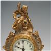 Image 3 : Antique Jennings Brothers USA Gilt-Bronze Rococo Table Clock with Cherub
