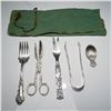 Image 1 : 5pc Silverplated, EPNS, and Silver Toned Serving Set