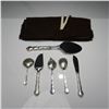 Image 2 : 6pc Reed & Barton Sterling-Handled Serving Utensil Set with Storage Pouch