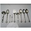 Image 1 : 9pc Reed & Barton Sterling Silver Flatware & Serveware, Tara Pattern