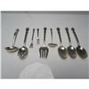 Image 2 : 9pc Reed & Barton Sterling Silver Flatware & Serveware, Tara Pattern