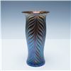 Image 1 : Art Glass Pulled Feather Iridescent Vase