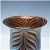 Image 2 : Art Glass Pulled Feather Iridescent Vase