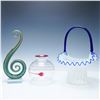 Image 1 : 3pc Decorative Art Glass Collection
