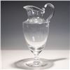 Image 1 : Baccarat Montaigne (Non-Optic) Footed Crystal Pitcher