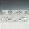 Image 1 : 6pc Daum France Crystal Salt Cellars