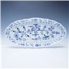 Image 2 : Meissen Blue Onion Porcelain Platter with Crossed Swords Mark