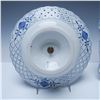 Image 4 : 2pc Meissen Reticulated Compote and Dish, Blue Onion