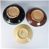 Image 3 : 3pc French and Studio Pottery Decorative Plates and Bowls