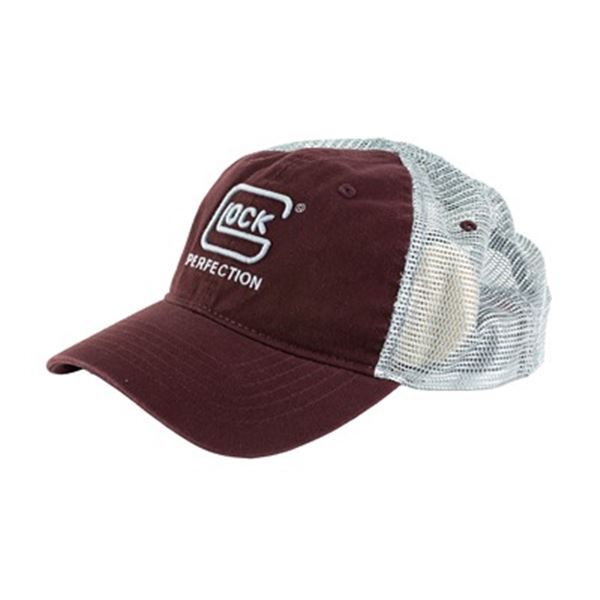 GLOCK MESH HAT SNAPBACK MAROON