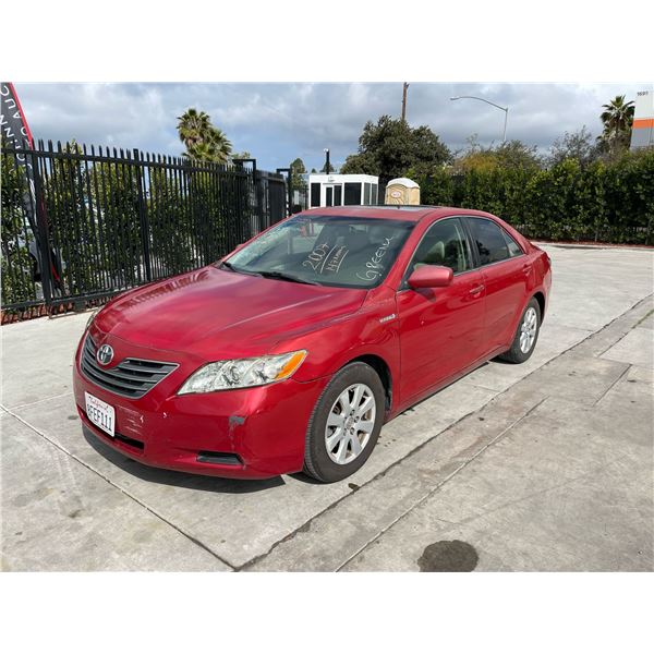 TOYT CAMRY 2007 SALV T/DONATION