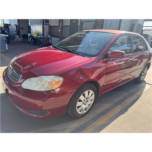 TOYT COROLLA 2005 SALV T/DONATION