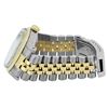 Image 4 : Rolex Mens Two Tone Gold And Steel Champagne Index Datejust Wristwatch 36MM