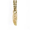 Image 4 : 14K Yellow Gold 0.30 ctw Round Diamond Open Heart Pendant w/ Rope Chain Necklace