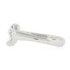 Image 6 : Tiffany & Co. Elsa Peretti Platinum Polished Open Heart Band Ring w/ Diamonds