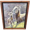 Image 1 : ORIGINAL OIL PAINTING "BIGHORN GREETING" BY DAN ANDREWS