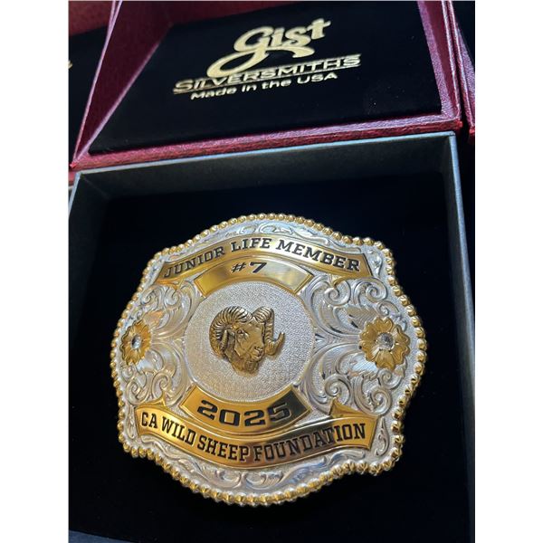 YOUTH LIFE MEMBER #7 WITH SILVER BUCKLE!