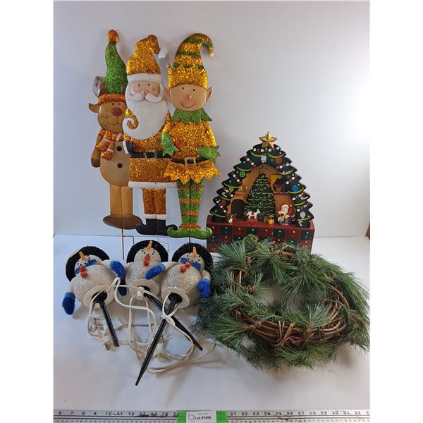 Lot of Christmas Lawn Decor/Home Decor