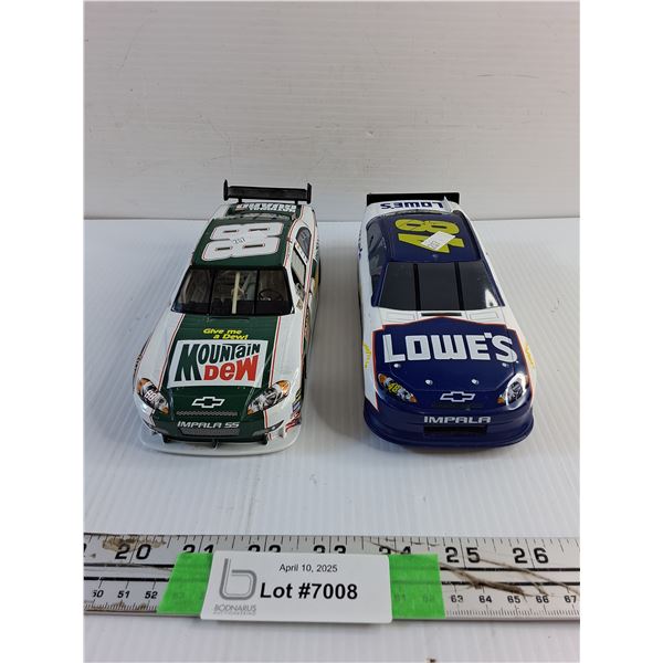 Lot of  (2) 1:24 Racing Car - Mountain Dew and Lowes