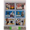 Image 1 : Lot of 6 pcs  Hockey Cards - Jersey Cards