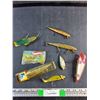 Image 1 : Vintage Large and Small Fishing Lures